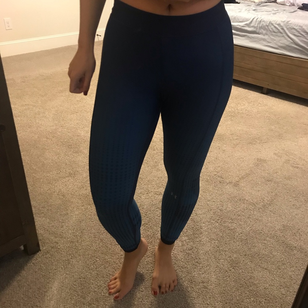 Blue under armour leggings